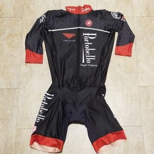Castelli Full-Body Zip Cycling Cyclist Bib Jersey